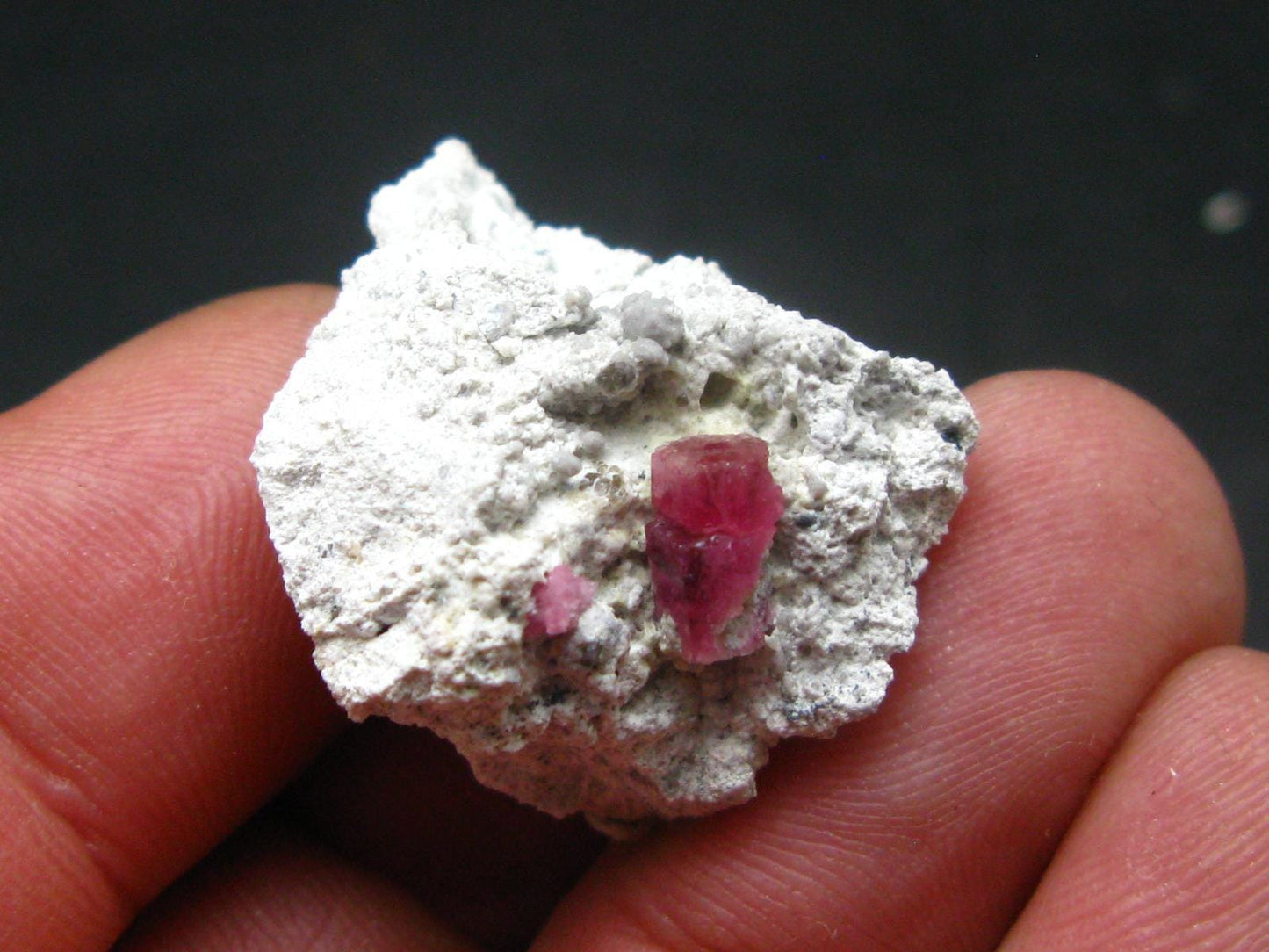 Rare Gem Bixbite Red Emerald Beryl Cluster From Utah USA - 1.2" - 6.32 Grams