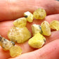 Lot of 10 Large Rhodizite Rhodozite Crystals from Madagascar - 30.45 Carats