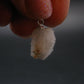 Rare Clear Natrolite Crystal Silver Pendant From Tanzania - 0.8" - 1.23 Grams