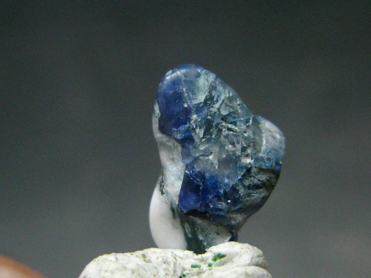 Gem Benitoite & Natrolite Polished Stone From California - 1.35 Carats