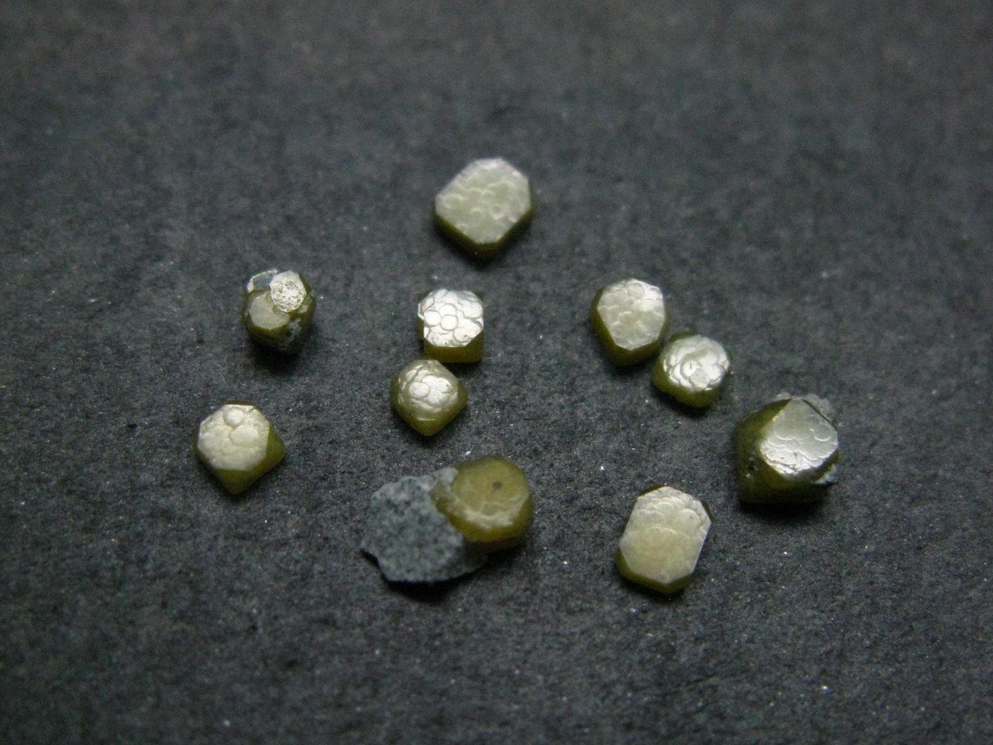 Fine Lot of 10 Narsarsukite Crystals From Mt. St. Hilaire Canada - 0.20 Grams