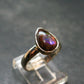 Ammolite Amolite Sterling Silver Ring From Canada - 2.48 Grams - Size 6