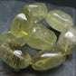 Libyan Tektite Glass Genuine Bracelet ~ 7 Inches ~ 20mm Tumbled Beads