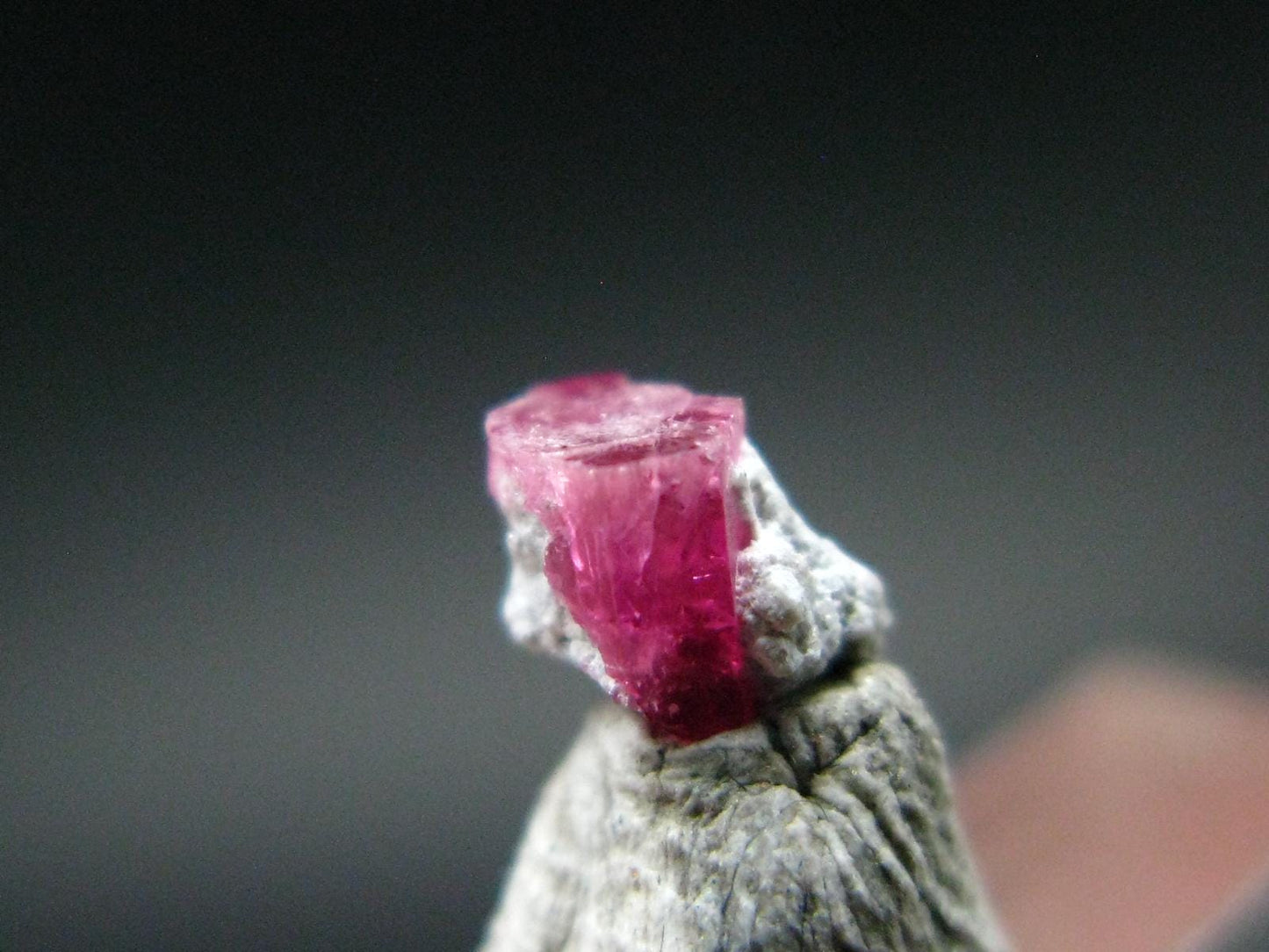 Nice Rare Gem Bixbite Red Emerald Beryl Crystal From Utah USA - 0.33 Carats
