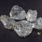 Set of 5 Natural Clear Quartz Crystal Pendants From Brazil