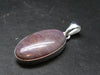 Purple Jade Silver Plated Pendant From Turkey - 1.5" - 4.87 Grams