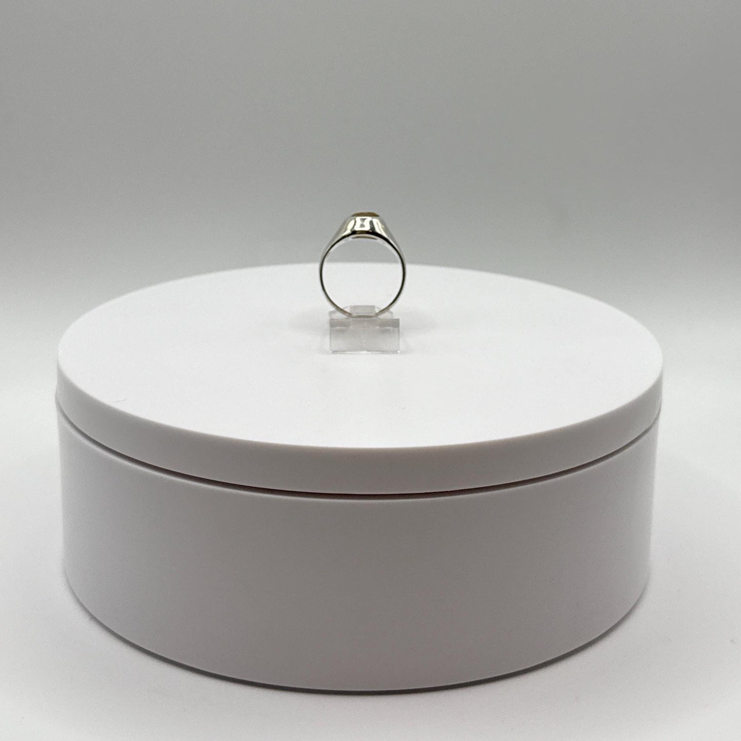 Imperial Topaz Ring in Sterling Silver – Modern Minimalist Design - Size 5
