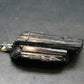 Black Tourmaline Schorl Silver Pendant From Brazil - 1.9"