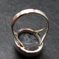 Real!! Very Rare Nuumite Nuummite Sterling Silver Ring from Greenland - 7.0 Grams - Size 6