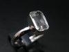 Phenakite Phenacite Crystal Silver Ring From Russia - Size 8 - 2.18 Grams