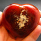 Carnelian Agate Heart From Madagascar - 2.0"