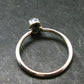 Benitoite Silver Ring From California - Size 8 - 1.92 Grams