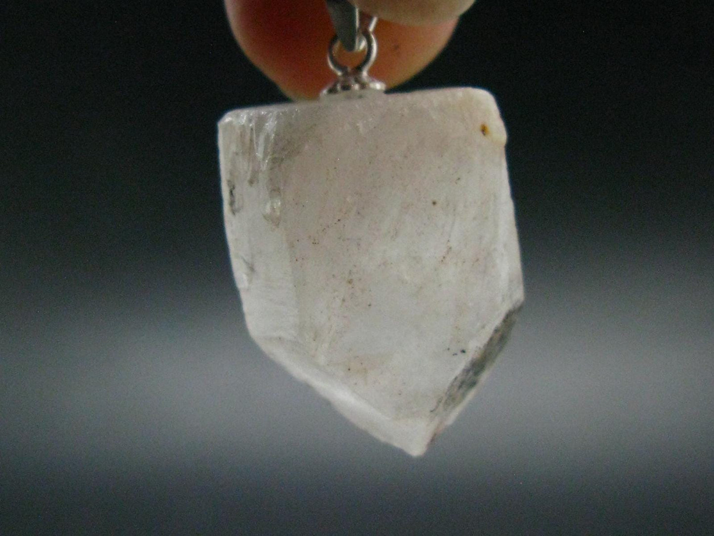 Hollandite in Quartz Crystal Pendant from Madagascar - 1.1" - 6.0 Grams