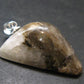 Phenakite Phenacite Tumbled Silver Pendant from Russia - 1.2" - 6.51 Grams