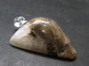 Phenakite Phenacite Tumbled Silver Pendant from Russia - 1.2" - 6.51 Grams