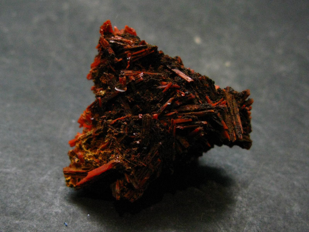 Rare Orange Crocoite Cluster From Australia - 1.4"- 11.0 Grams