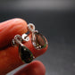 Moldavite Tektite Silver Earrings from Czech Republic - 2.40 Grams