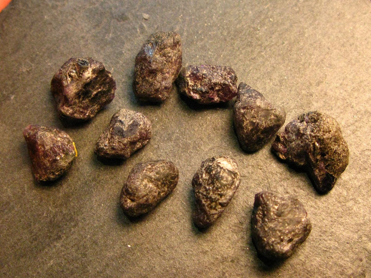 Lot of 10 Rare Alexandrite Chrysoberyl Crystals From Brazil - 64.45 Carats