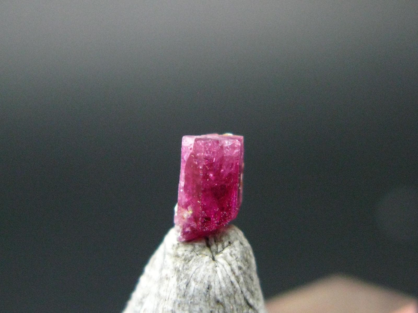 Nice Rare Gem Bixbite Red Emerald Beryl Crystal From Utah USA - 0.30 Carats