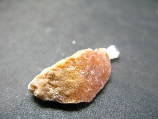 Cobaltocalcite Cobalto Calcite Silver Pendant From Morocco - 1.2" - 2.98 Grams