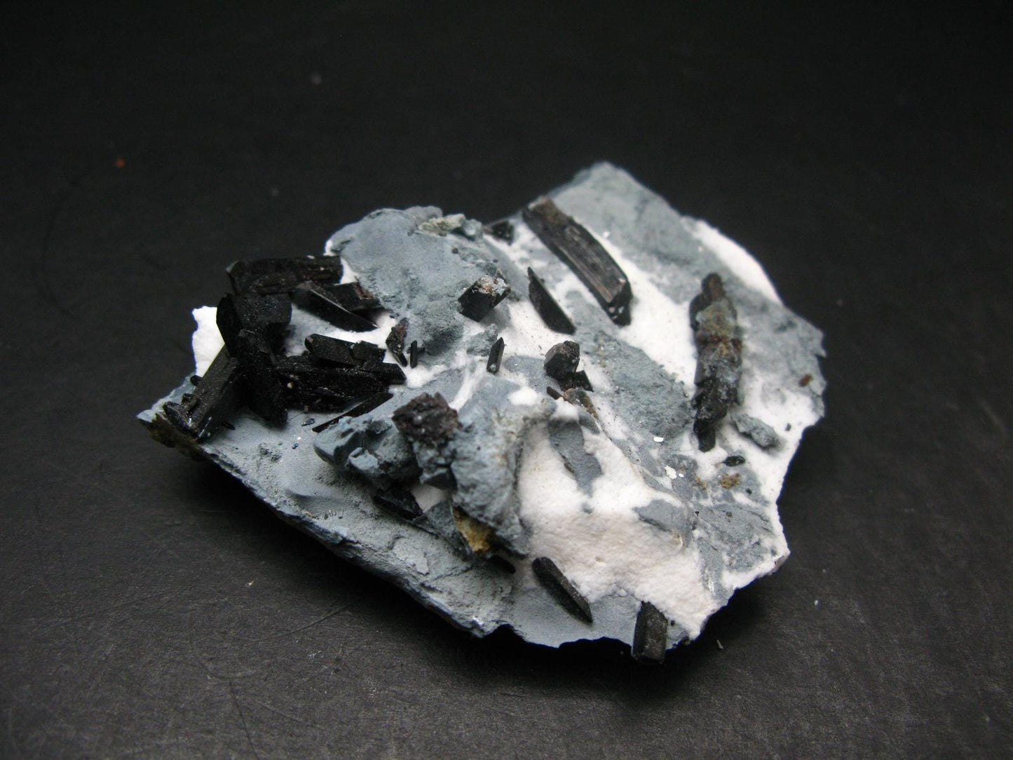 Neptunite on Natrolite Cluster From California - 3.2"