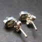 5.95 Carat Phenakite Phenacite Sterling Silver Stud Earrings from Brazil
