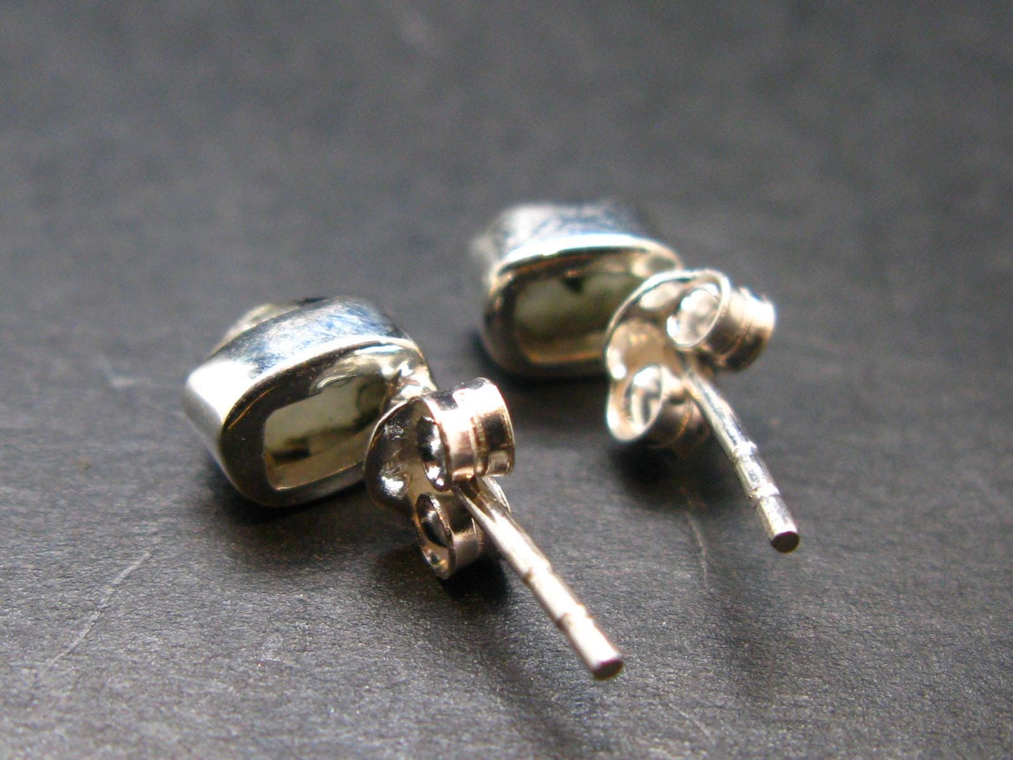 5.95 Carat Phenakite Phenacite Sterling Silver Stud Earrings from Brazil