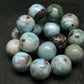 Larimar Genuine Bracelet ~ 7 Inches ~ 12mm Round Beads