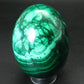 Large Rich Vivid Vibrant Green Malachite Egg From Congo - 3.5"