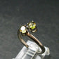 Green Tourmaline Silver Ring From Brazil - 2.29 Grams - Size 7