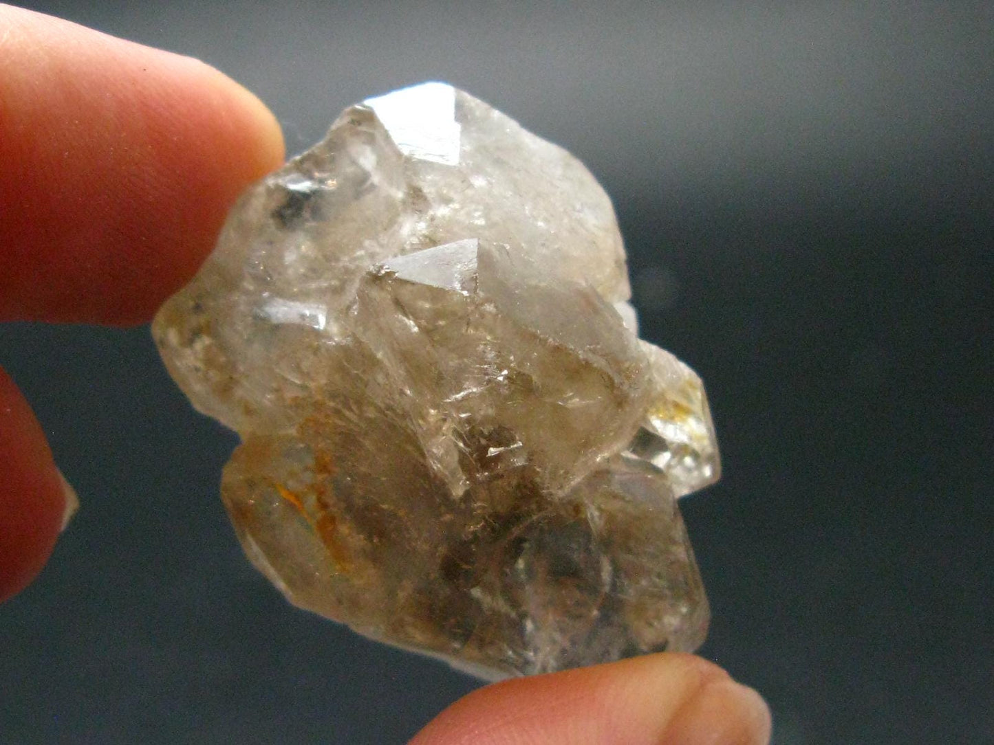 Large DT Elestial Quartz Crystal From Brazil - 1.3"