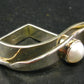 White Pearl Sterling Silver Ring - Adjustable Size