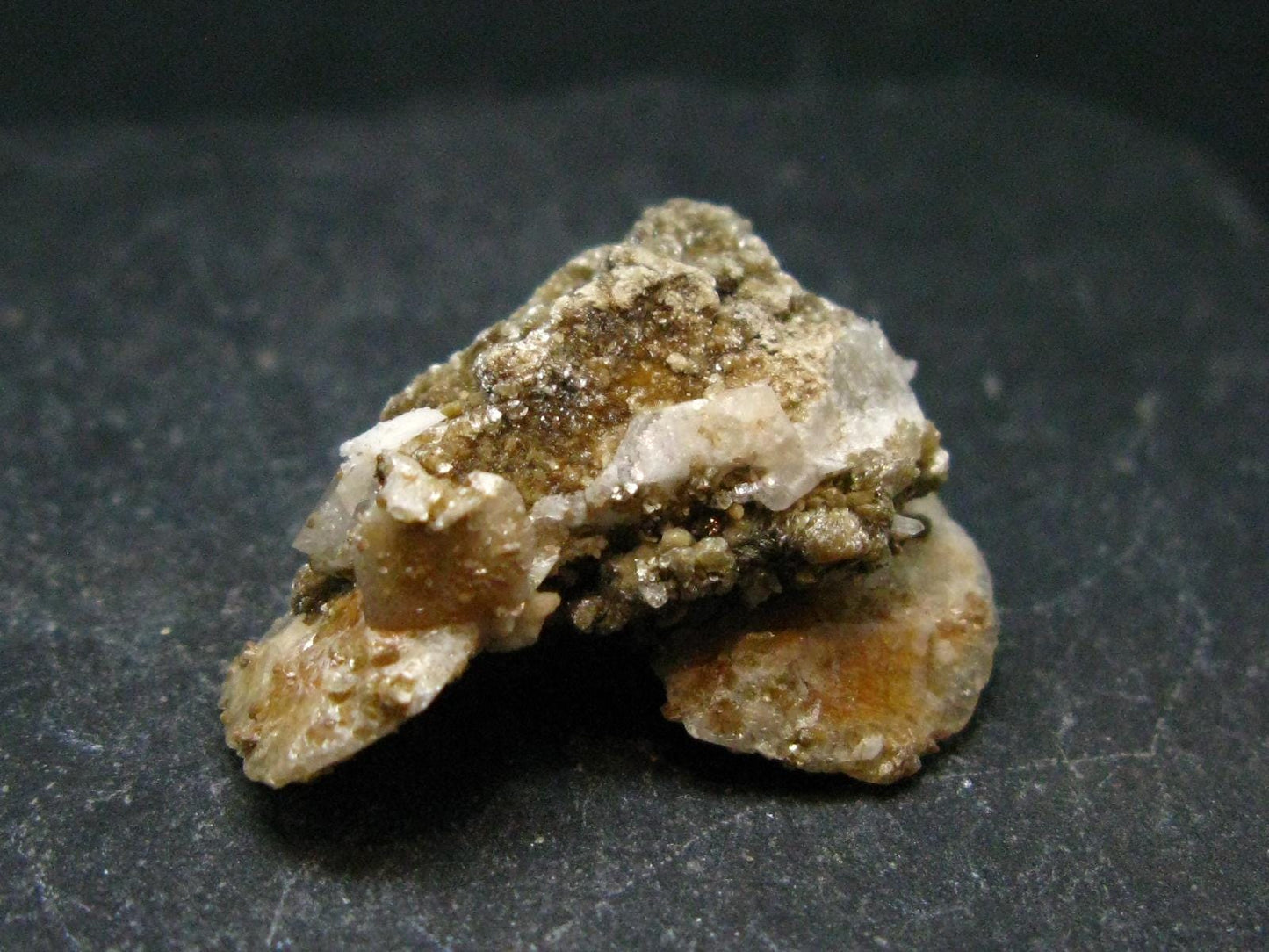 Rare Herderite on Feldspar Cluster from Brazil - 4.90 Grams - 1.1"