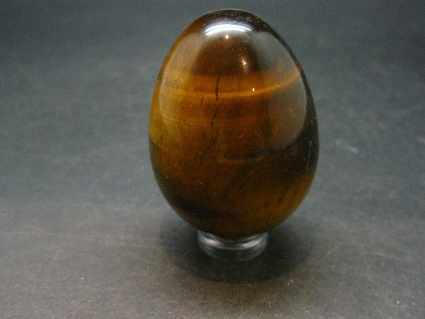 Golden Tiger Eye Egg From South Africa - 1.9"