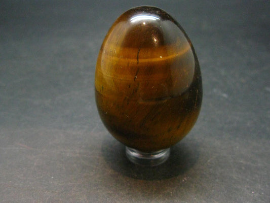 Golden Tiger Eye Egg From South Africa - 1.9"