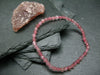 Strawberry Quartz Genuine Bracelet ~ 7 Inches ~ 4mm Facetted Beads