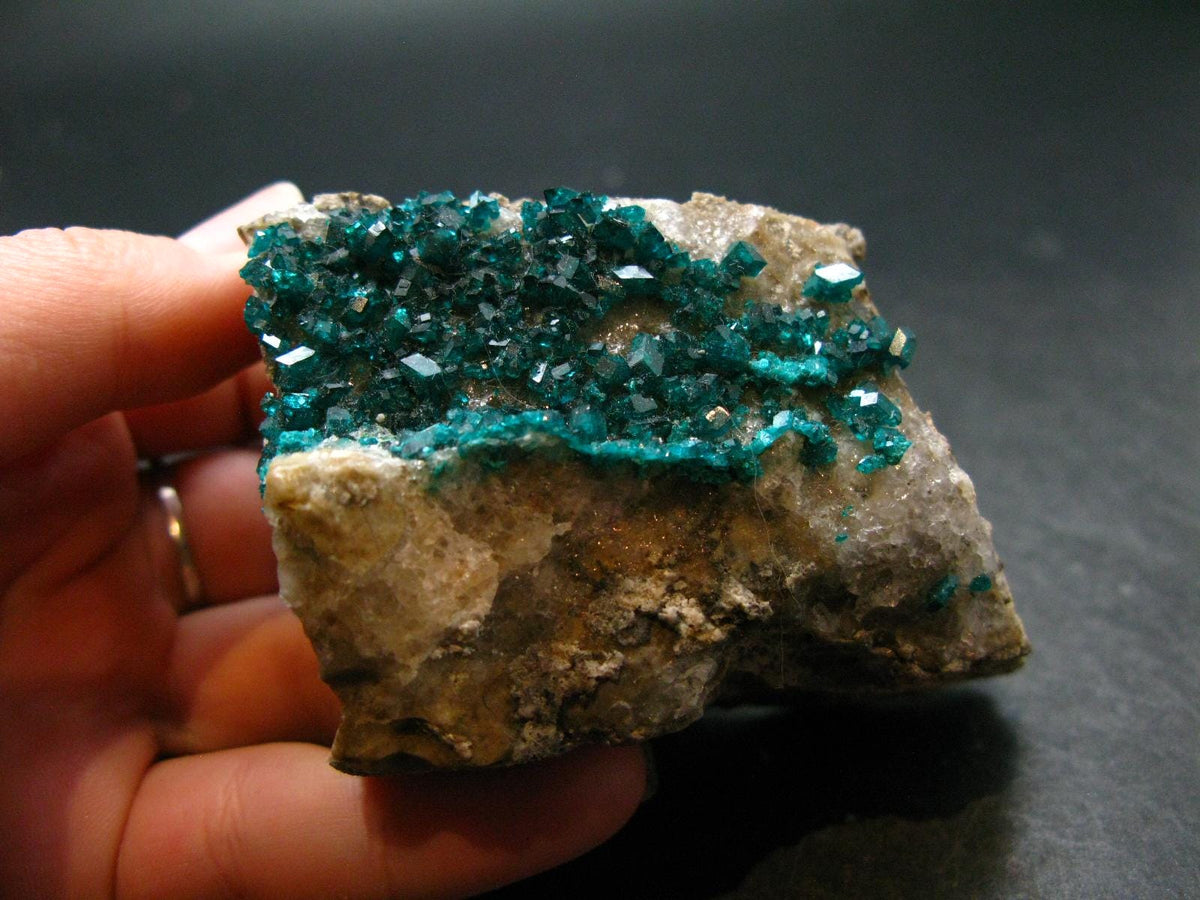 Beautiful Dioptase Cluster from Kazakhstan - 2.5" - 167.59 Grams