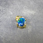 Rare Black Opal Gold Plated Silver Pendant from Australia 0.6" - 0.93 Grams