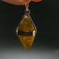 Nice Rare Terminated Epidote Crystal Silver Pendant From Peru - 1.4" - 3.52 Grams