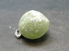 Complete Prehnite Sterling Silver Pendant from Mali - 1.0" - 7.44 Grams