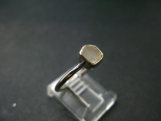 Phenakite Phenacite Crystal Silver Ring From Nigeria - Size 6 - 1.78 Grams