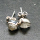 Phenakite Phenacite Stud Earrings Sterling Silver From Russia - 1.14 Grams