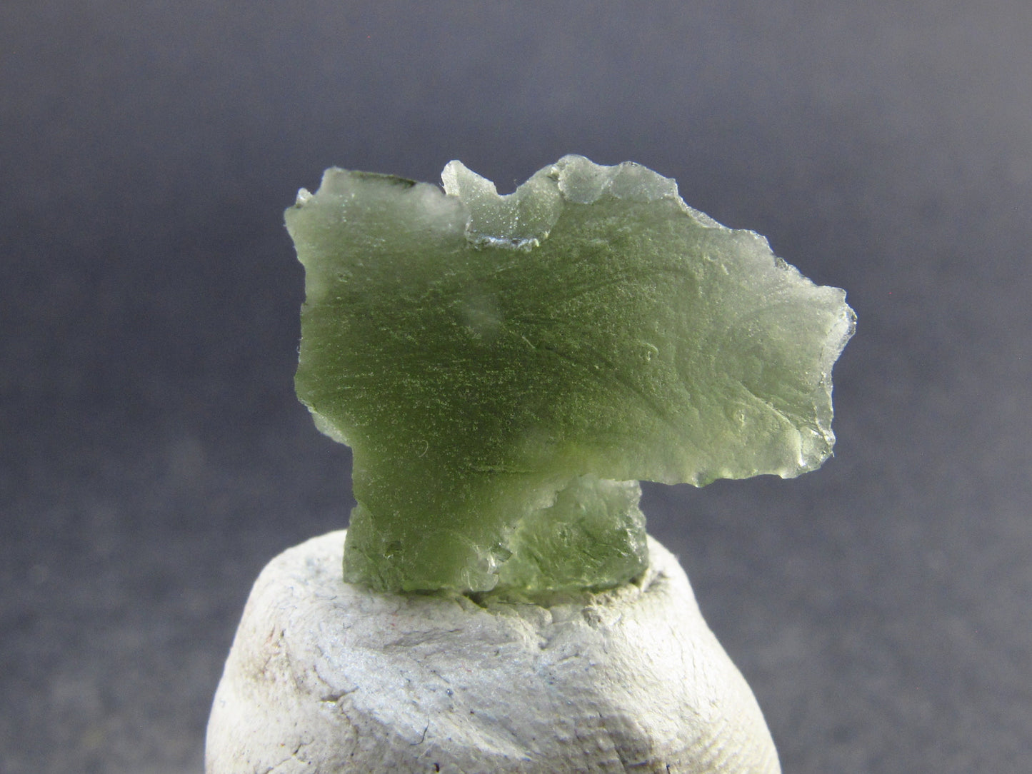 Moldavite Tektite Raw Piece from Czech Republic - 0.7" - 5.50 Carats - 1.10 Grams