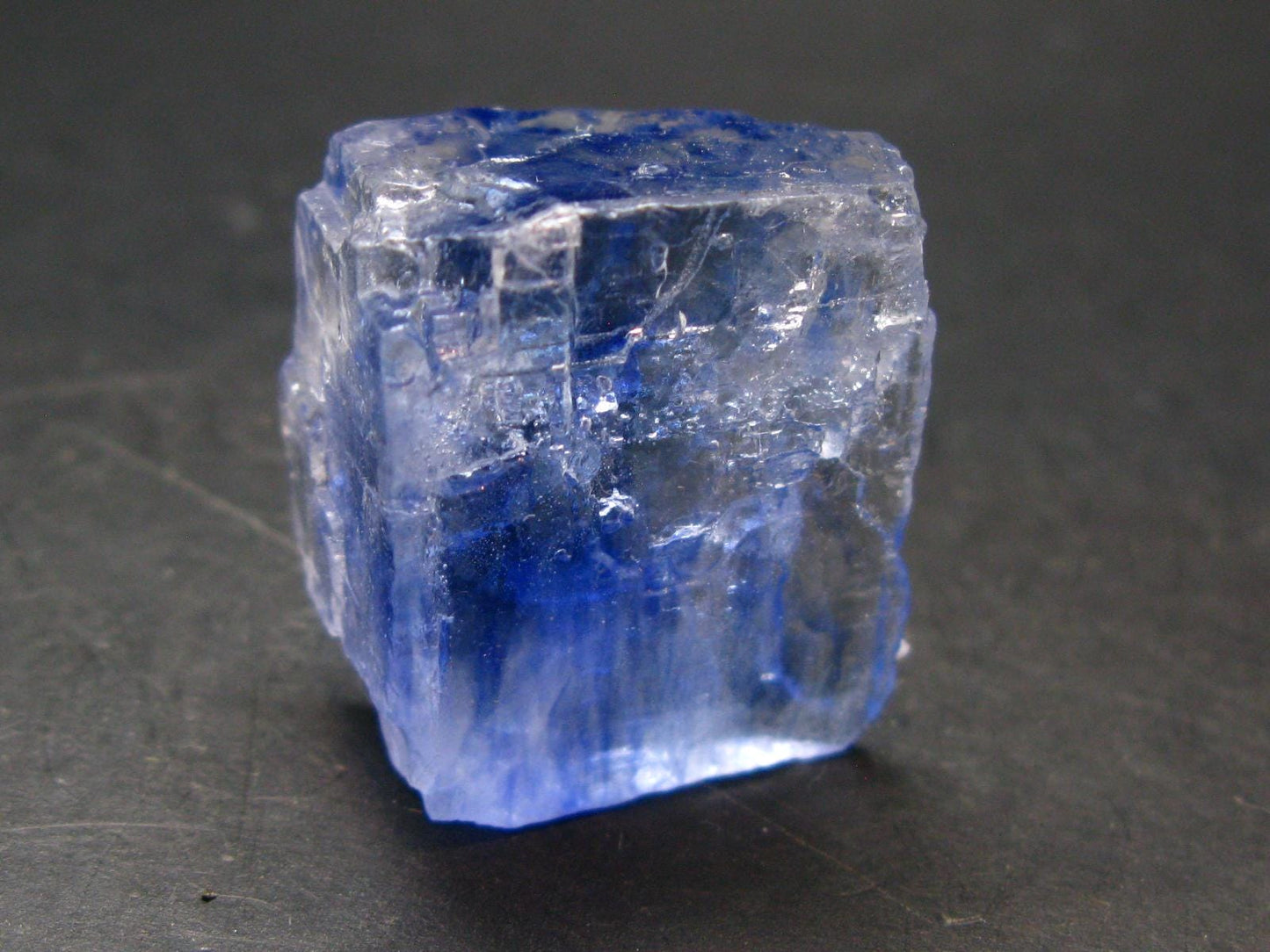 Blue Halite Crystal From USA - 1.2" - 21.80 Grams