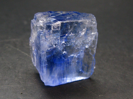 Blue Halite Crystal From USA - 1.2" - 21.80 Grams