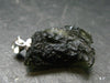 Moldavite Tektite Silver Pendant from Czech Republic - 1.0" - 2.52 Grams