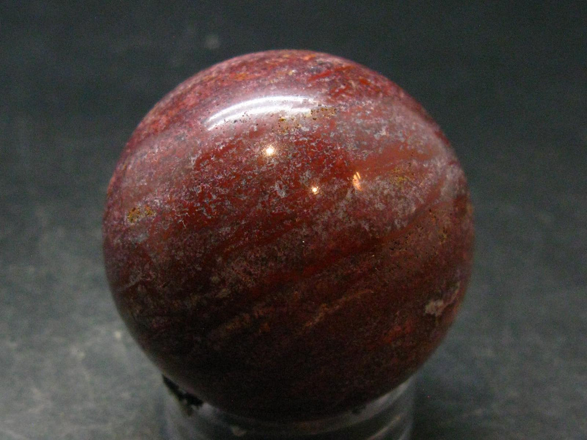 Large Cinnabar Ball Sphere from Spain - 103.05 Grams - 1.7"