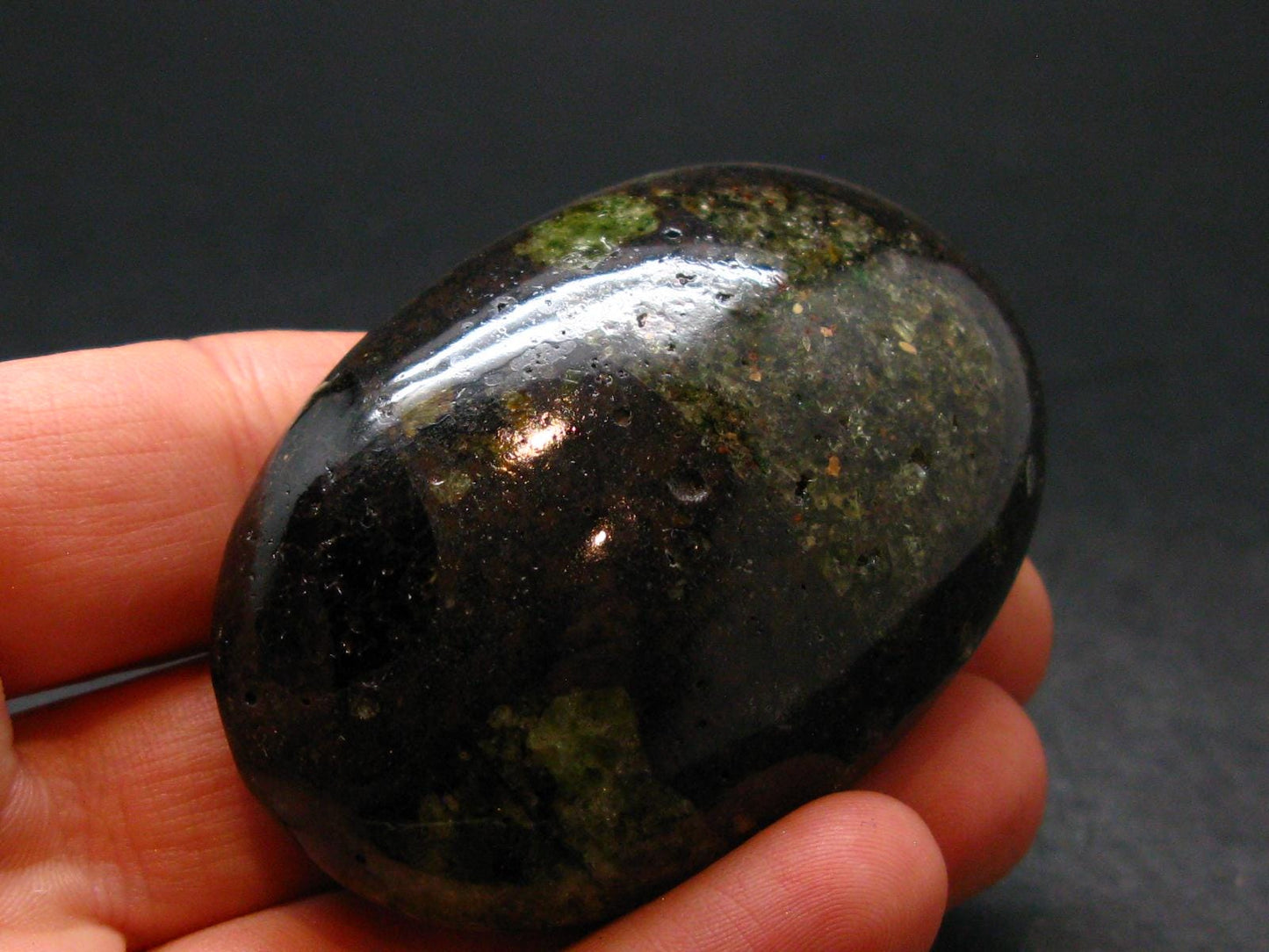 Peridot Olivine Tumbled Stone from Arizona, USA - 2.1" - 63.13 Grams