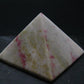 Large Cinnabar in Quartz Pyramid from Peru - 123.94 Grams - 2.2"