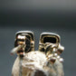 Ammolite Amolite Sterling Silver Stud Earrings From Canada - 1.1"